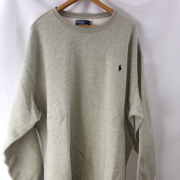 Polo by Ralph Lauren Gray Sweat Shirt/Sweater - Picture 1 of 6
